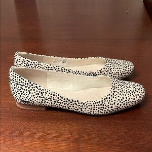 Toms Black and White Polka Dot Flats